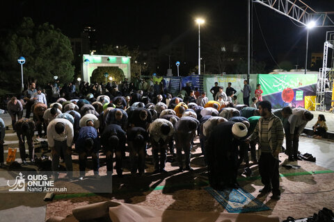 رویت ماه گرفتگی در آسمان مشهد