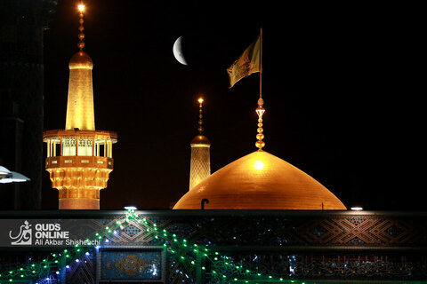ماه گرفتگی قرن - حرم مطهر رضوی