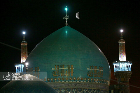 ماه گرفتگی قرن - حرم مطهر رضوی