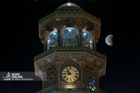 ماه گرفتگی قرن - حرم مطهر رضوی