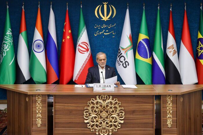 پزشکیان: بریکس پیشگام اصلاح نهادهای مالی بین‌المللی باشد
