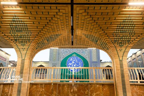 حال و هوای حرم مطهر رضوی در شب میلاد رسول اکرم (ص)