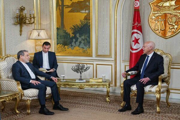 تأکید عراقچی و رئیس‌جمهور تونس بر گسترش همکاری‌های دوجانبه