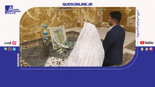 فیلم | پیوند عشق زمینی با برکت آسمانی در جوار امام رضا علیه‌السلام