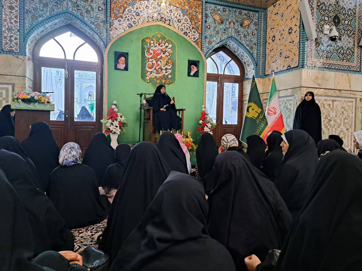 ویژه برنامه جشن "رسول صادق" با حضور بانوان رضوی برگزار شد