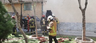 مفقود شدن آتش‌نشان مشهدی در حادثه اطفای حریق کارگاه مبل سازی