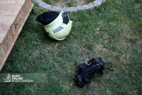 حریق گسترده کارگاه مبل‌سازی در بزرگراه بابانظر مشهد