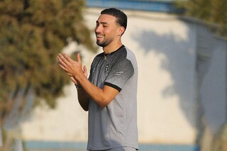 حضور منیر الحدادی در تمرین استقلال