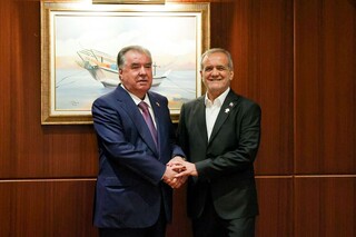 پزشکیان در دیدار با رئیس جمهور تاجیکستان: روابط ایران و تاجیکستان به شکل رضایت‌بخشی در حال ارتقا است