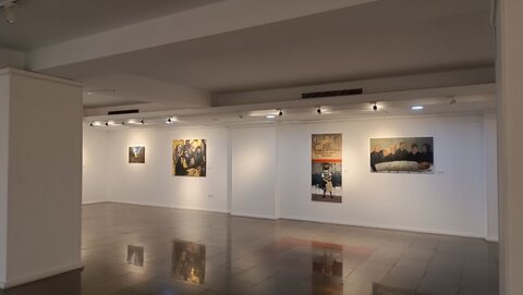 افتتاح یک نمایشگاه با یادی از شهید منصوره عالیخانی/ هنر می‌تواند در صف نخست جنگ بایستد