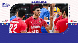 فیلم | پیروزی والیبال ایران مقابل تونس در رقابت‌های جهانی