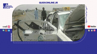 فیلم | تصاویری از حادثه تروریستی در جاده خاش به زاهدان