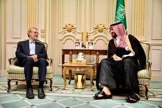 دیدار دبیر شورای عالی امنیت ملی با وزیر دفاع عربستان