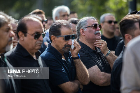 مراسم تشییع پیکر امید جهان