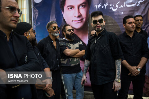 مراسم تشییع پیکر امید جهان