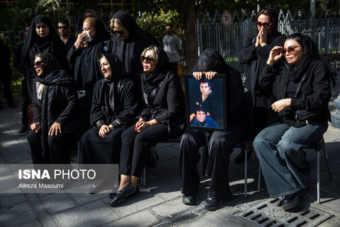 مراسم تشییع پیکر امید جهان