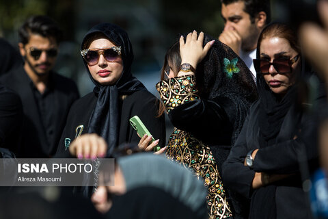 مراسم تشییع پیکر امید جهان