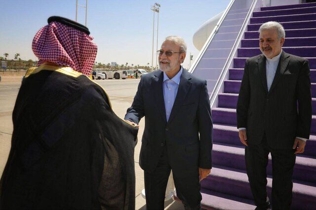 لاریجانی وارد ریاض شد