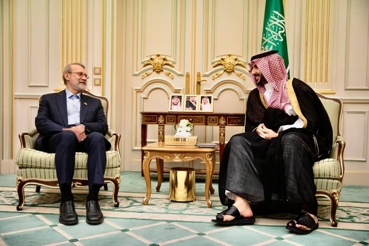 دیدار دبیر شورای عالی امنیت ملی با وزیر دفاع عربستان