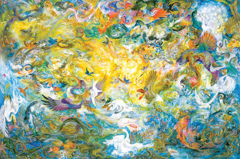 مروری بر آثار ماندگار استاد فرشچیان که در موزه آستان قدس رضوی نگهداری میشوند