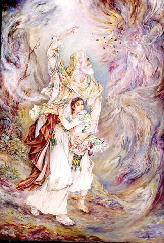 مروری بر آثار ماندگار استاد فرشچیان که در موزه آستان قدس رضوی نگهداری میشوند