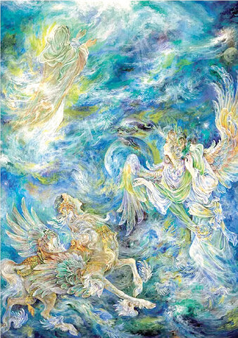 مروری بر آثار ماندگار استاد فرشچیان که در موزه آستان قدس رضوی نگهداری میشوند