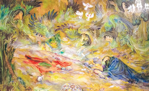 مروری بر آثار ماندگار استاد فرشچیان که در موزه آستان قدس رضوی نگهداری میشوند