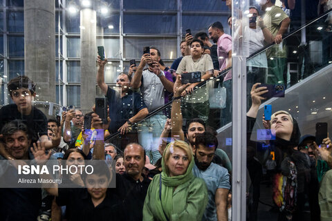 استقبال از تیم ملی کشتی آزاد ایران در فرودگاه امام خمینی (ره)