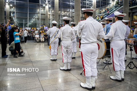 استقبال از تیم ملی کشتی آزاد ایران در فرودگاه امام خمینی (ره)