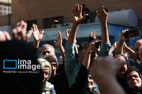 تشییع پیکر «ثمینه باغچه‌بان»