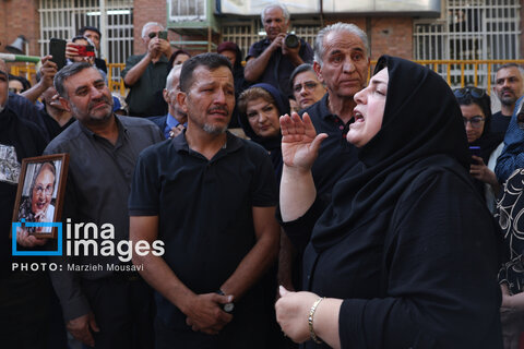 تشییع پیکر «ثمینه باغچه‌بان»