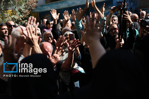 تشییع پیکر «ثمینه باغچه‌بان»