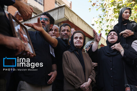 تشییع پیکر «ثمینه باغچه‌بان»