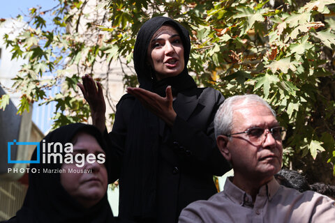 تشییع پیکر «ثمینه باغچه‌بان»