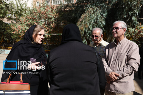 تشییع پیکر «ثمینه باغچه‌بان»