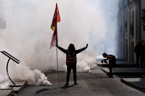 اعتراضات خیابانی به سیاست‌های ریاضت اقتصادی دولت در فرانسه