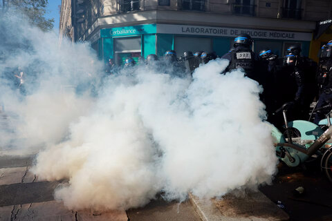 اعتراضات خیابانی به سیاست‌های ریاضت اقتصادی دولت در فرانسه