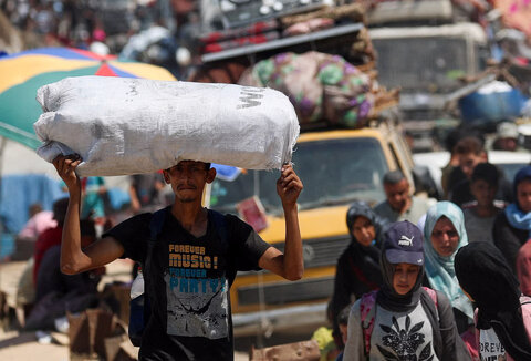 کوچ اجباری ساکنین غزه به دلیل افزایش حملات رژیم صهیونیستی