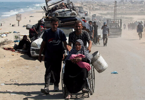 کوچ اجباری ساکنین غزه به دلیل افزایش حملات رژیم صهیونیستی