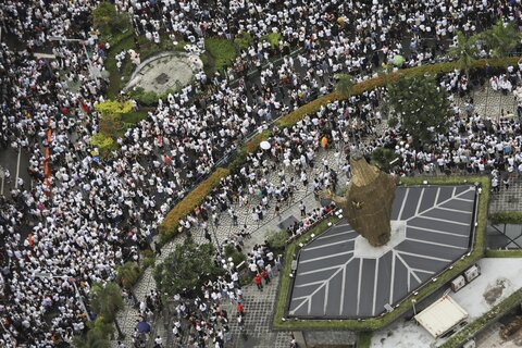 درگیری‌های خشونت آمیز در نزدیکی کاخ ریاست جمهوری فیلیپین