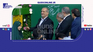 فیلم | احوال‌پرسی گرم و صمیمی پزشکیان با دانش‌آموزان