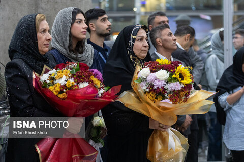 عکس روز | استقبال از تیم ملی کشتی فرنگی ایران در فرودگاه امام خمینی (ره)