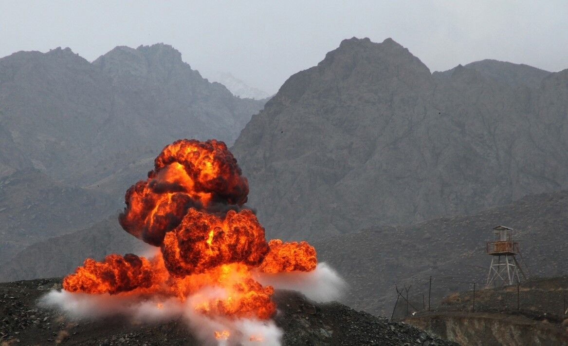 انفجارهای جنوب مشهد ناشی از برگزاری یک نمایش رزمی است