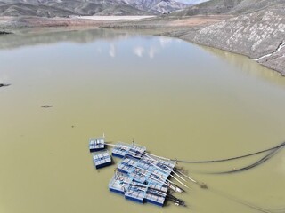 بهره‌برداری از حجم مُرده سد کمال صالح با ۱۰ سکوی شناور