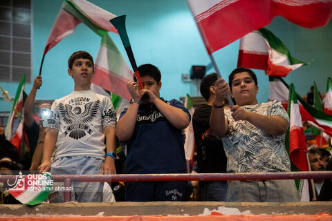 مراسم تجلیل از اعضای تیم‌های کشتی آزاد و فرنگی در مسابقات قهرمانی جهان