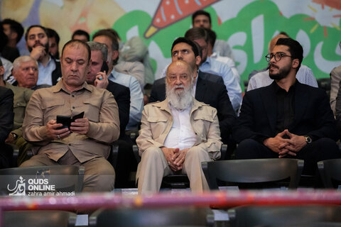 مراسم تجلیل از اعضای تیم‌های کشتی آزاد و فرنگی در مسابقات قهرمانی جهان