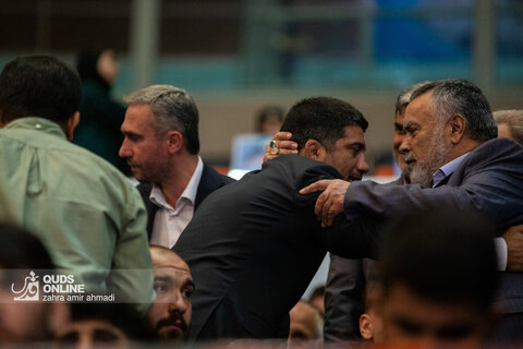 مراسم تجلیل از اعضای تیم‌های کشتی آزاد و فرنگی در مسابقات قهرمانی جهان