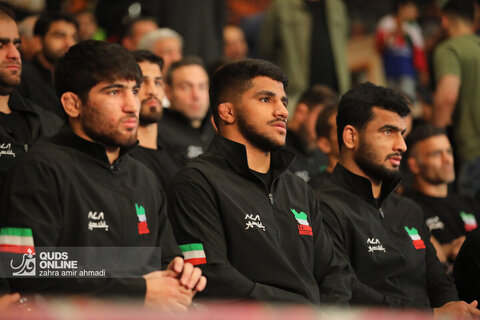 مراسم تجلیل از اعضای تیم‌های کشتی آزاد و فرنگی در مسابقات قهرمانی جهان