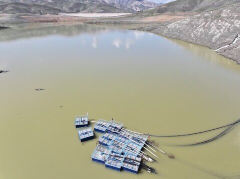 بهره‌برداری از حجم مُرده سد کمال صالح با ۱۰ سکوی شناور
