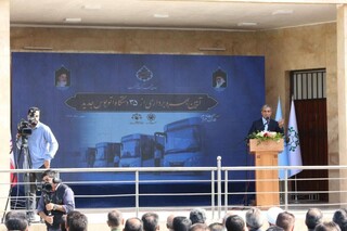 بهره‌برداری از ۳۵ دستگاه اتوبوس جدید در مشهد با حضور استاندار